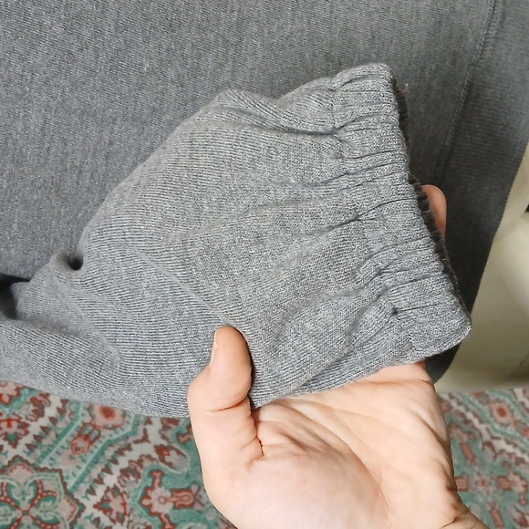 Converse Unisex Grey Pullover Sweater, Size S - Picture 4 of 10